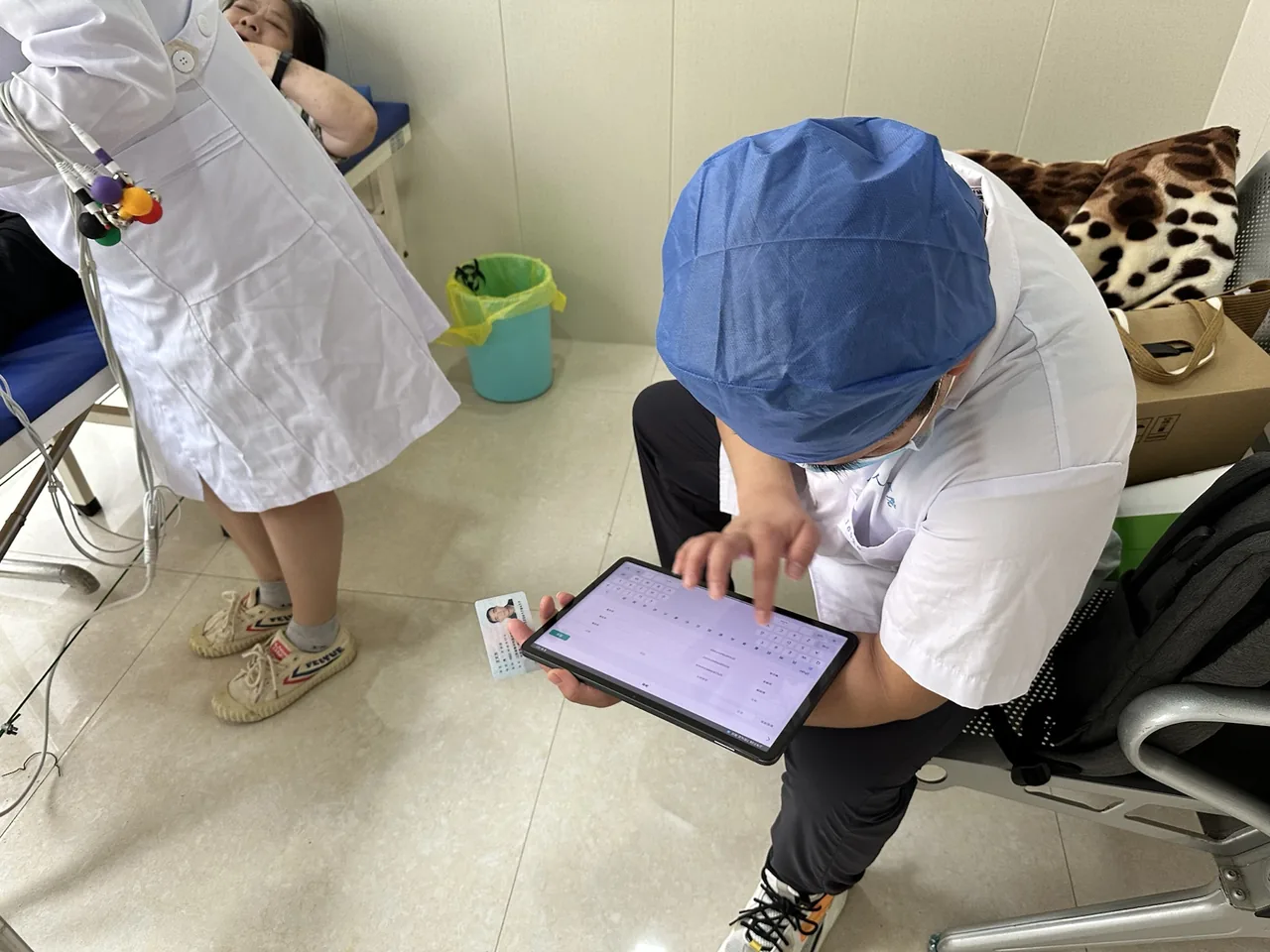 基层随访数据采集现场